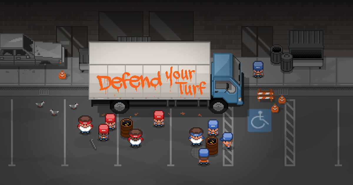 Defend Your Turf - an action strategy beat 'em up, coming soon to iPhone and iPad.